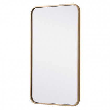 Elegant Wall Mirror - Brass, L 30" (MR801830BR)