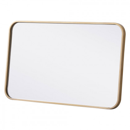 Elegant Wall Mirror - Brass, L 30" (MR801830BR)