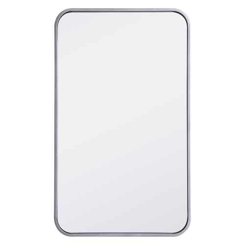 Elegant Wall Mirror - Silver, L 30" (MR801830S)