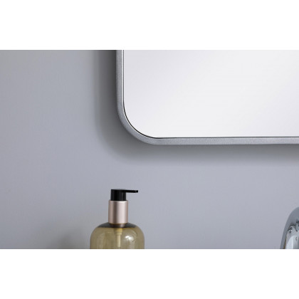 Elegant Wall Mirror - Silver, L 30" (MR801830S)