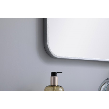 Elegant Wall Mirror - Silver, L 30" (MR801830S)