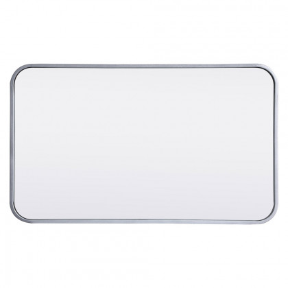Elegant Wall Mirror - Silver, L 30" (MR801830S)