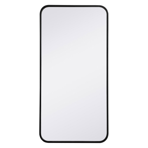 Elegant Wall Mirror - Black, L 36" (MR801836BK)