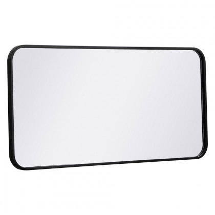 Elegant Wall Mirror - Black, L 36" (MR801836BK)