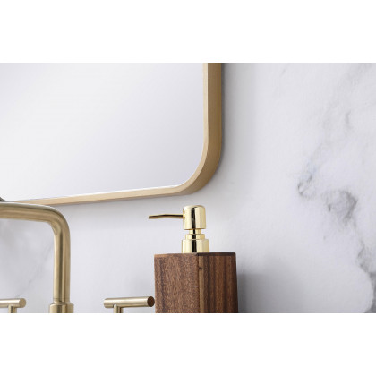 Elegant Wall Mirror - Brass, L 36" (MR801836BR)