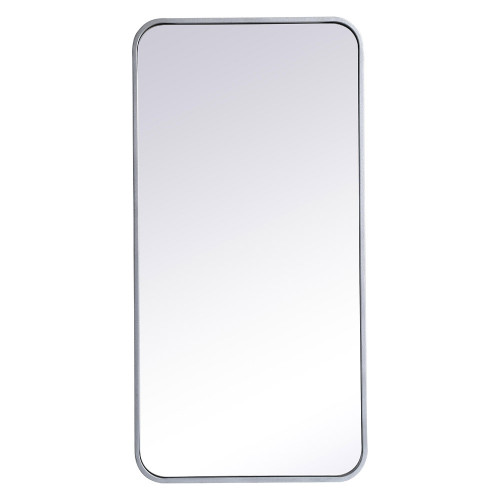 Elegant Wall Mirror - Silver, L 36" (MR801836S)