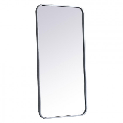 Elegant Wall Mirror - Silver, L 36" (MR801836S)