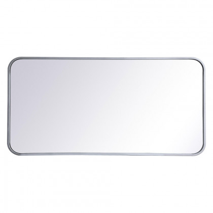 Elegant Wall Mirror - Silver, L 36" (MR801836S)