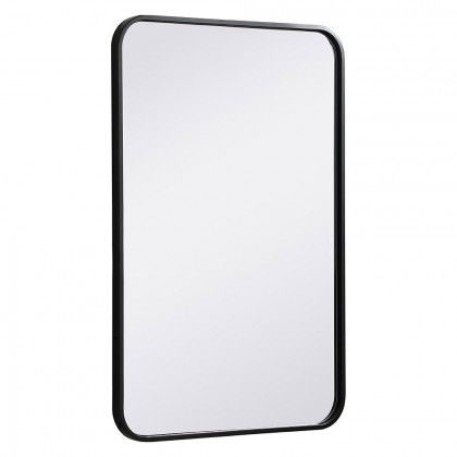 Elegant Wall Mirror - Black, L 30" (MR802030BK)