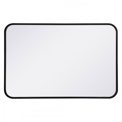 Elegant Wall Mirror - Black, L 30" (MR802030BK)