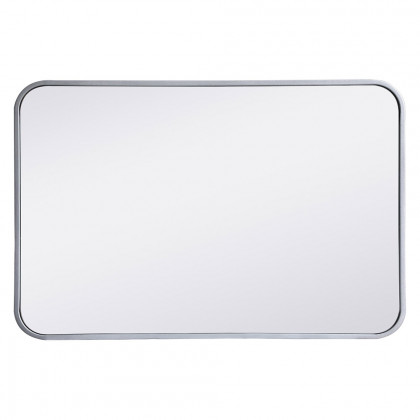 Elegant Wall Mirror - Silver, L 30" (MR802030S)