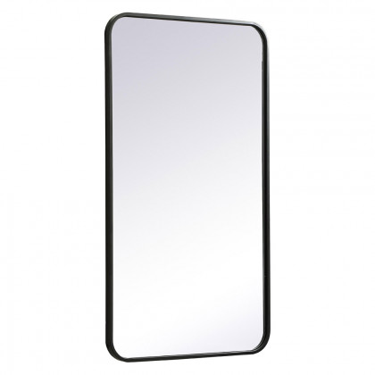 Elegant Wall Mirror - Black, L 36" (MR802036BK)