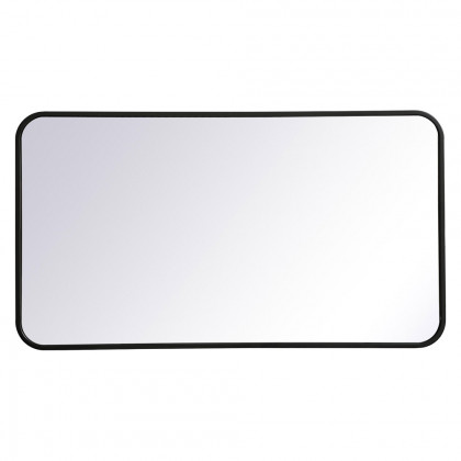 Elegant Wall Mirror - Black, L 36" (MR802036BK)