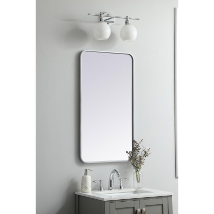 Elegant Wall Mirror - Silver, L 36" (MR802036S)