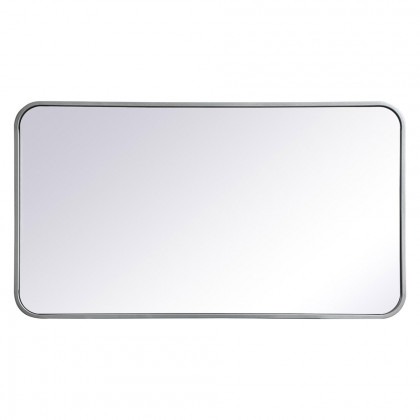 Elegant Wall Mirror - Silver, L 36" (MR802036S)