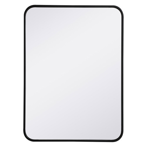 Elegant Wall Mirror - Black, L 30" (MR802230BK)