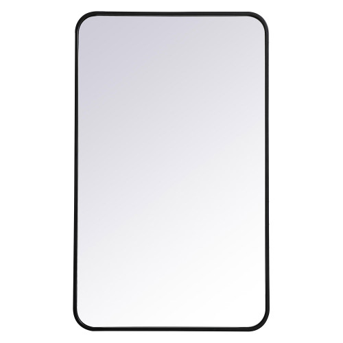 Elegant Wall Mirror - Black, L 36" (MR802236BK)