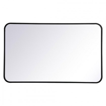Elegant Wall Mirror - Black, L 36" (MR802236BK)