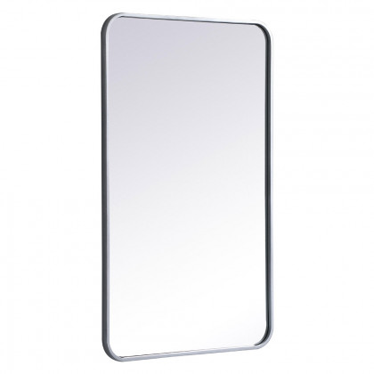Elegant Wall Mirror - Silver, L 36" (MR802236S)