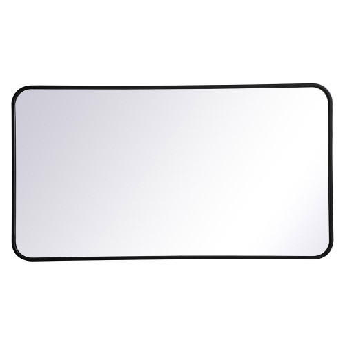 Elegant Wall Mirror - Black, L 40" (MR802240BK)