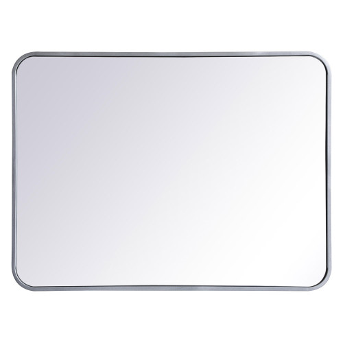 Elegant Wall Mirror - Silver, L 32" (MR802432S)