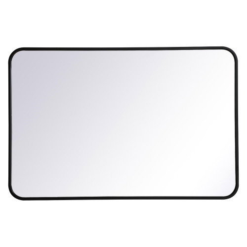 Elegant Wall Mirror - Black, L 36" (MR802436BK)