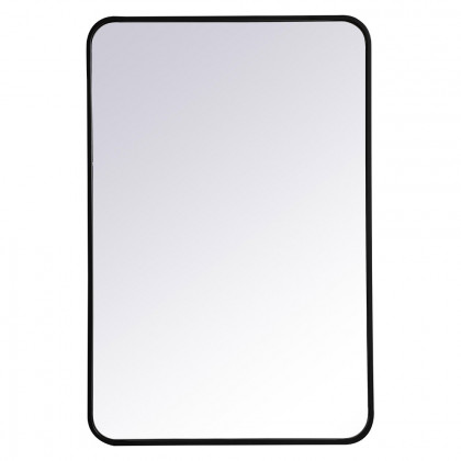 Elegant Wall Mirror - Black, L 36" (MR802436BK)