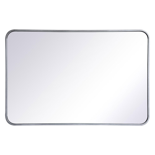 Elegant Wall Mirror - Silver, L 36" (MR802436S)