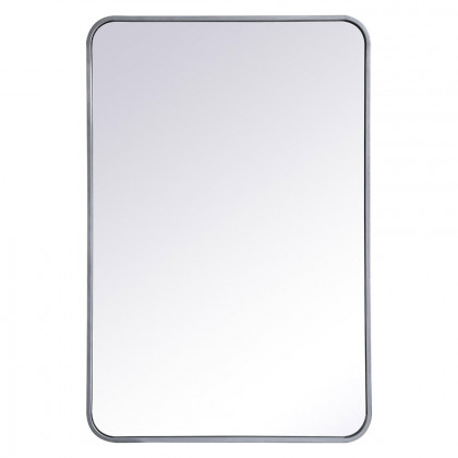 Elegant Wall Mirror - Silver, L 36" (MR802436S)