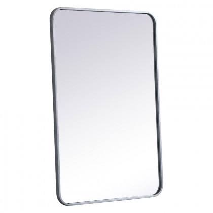 Elegant Wall Mirror - Silver, L 36" (MR802436S)