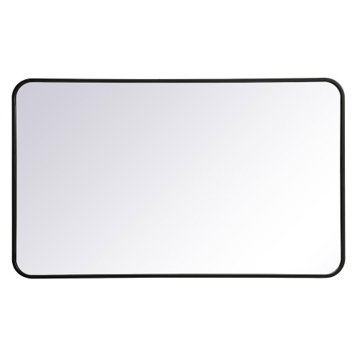 Elegant Wall Mirror - Black, L 40" (MR802440BK)