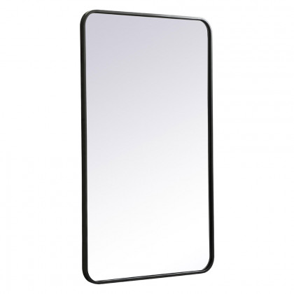Elegant Wall Mirror - Black, L 40" (MR802440BK)
