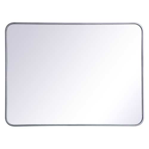 Elegant Wall Mirror - Silver, L 36" (MR802736S)