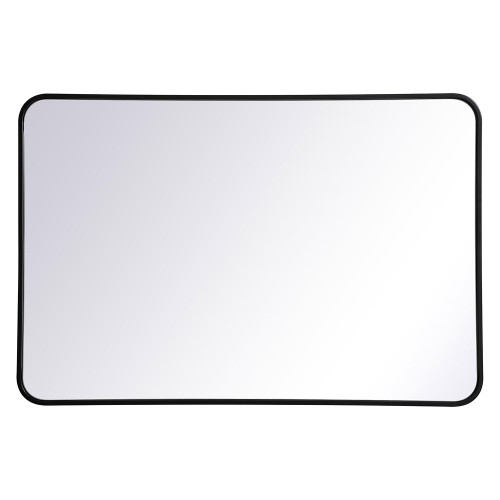 Elegant Wall Mirror - Black, L 40" (MR802740BK)