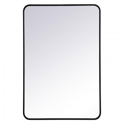 Elegant Wall Mirror - Black, L 40" (MR802740BK)