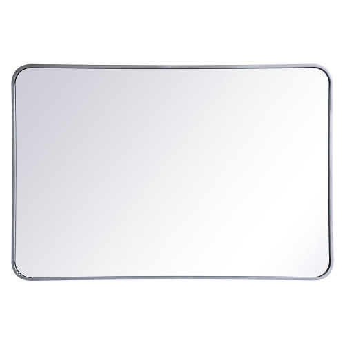 Elegant Wall Mirror - Silver, L 40" (MR802740S)