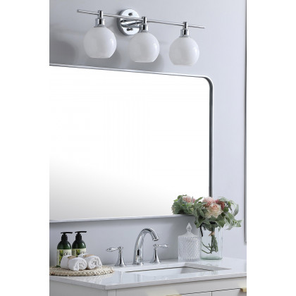 Elegant Wall Mirror - Silver, L 40" (MR802740S)