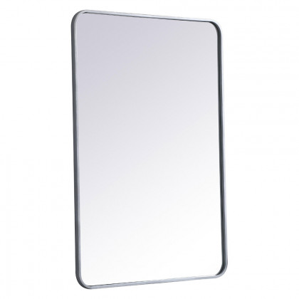 Elegant Wall Mirror - Silver, L 40" (MR802740S)