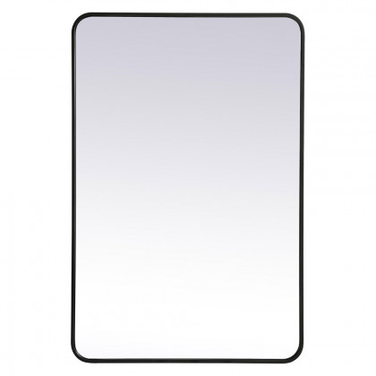 Elegant Wall Mirror - Black, L 42" (MR802842BK)