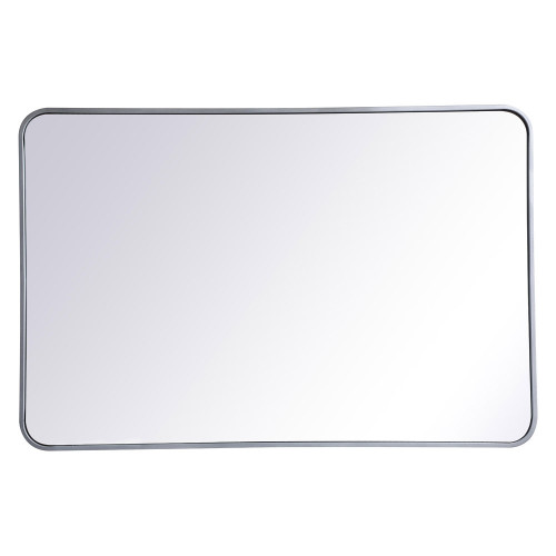 Elegant Wall Mirror - Silver, L 42" (MR802842S)