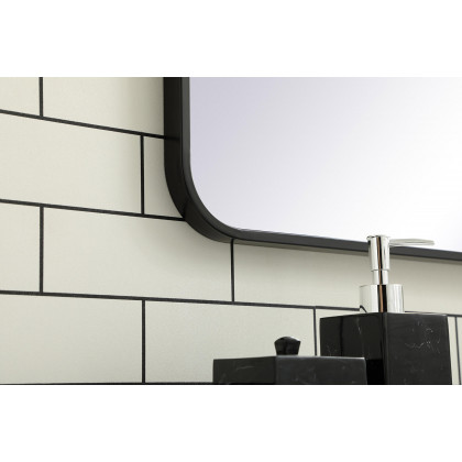 Elegant Wall Mirror - Black, L 36" (MR803036BK)