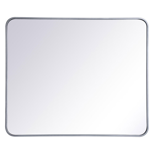 Elegant Wall Mirror - Silver, L 36" (MR803036S)