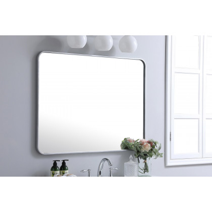 Elegant Wall Mirror - Silver, L 40" (MR803040S)