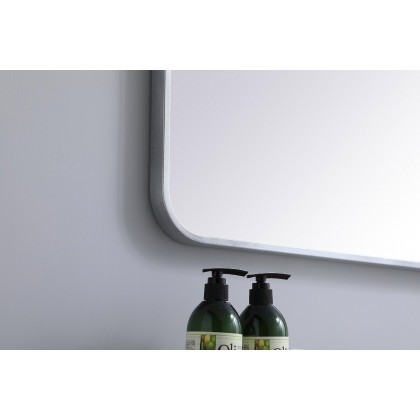 Elegant Wall Mirror - Silver, L 40" (MR803040S)