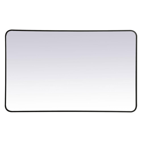 Elegant Wall Mirror - Black, L 48" (MR803048BK)