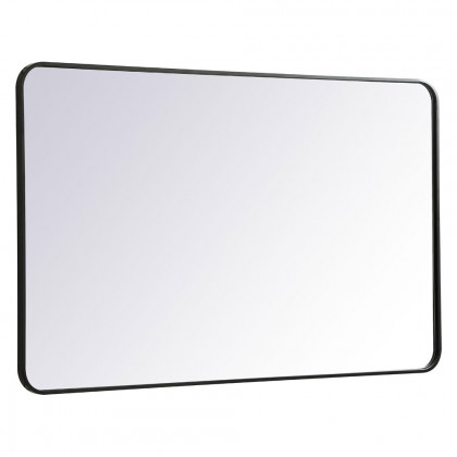 Elegant Wall Mirror - Black, L 48" (MR803048BK)
