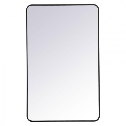 Elegant Wall Mirror - Black, L 48" (MR803048BK)