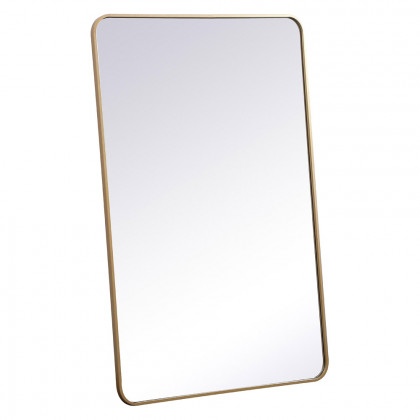 Elegant Wall Mirror - Brass, L 48" (MR803048BR)