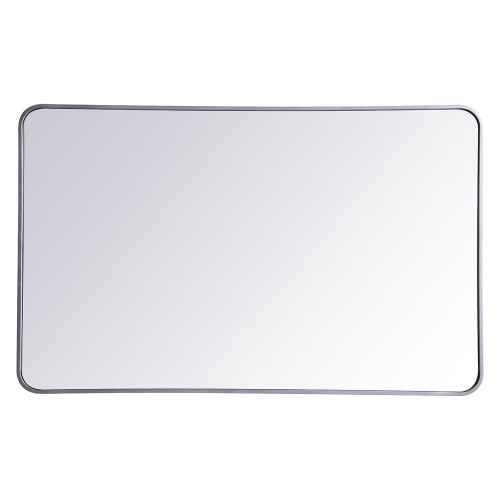 Elegant Wall Mirror - Silver, L 48" (MR803048S)