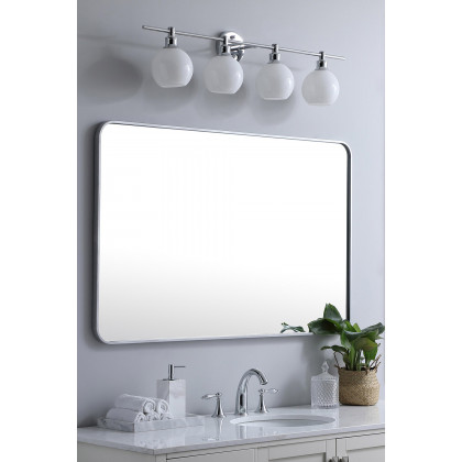 Elegant Wall Mirror - Silver, L 48" (MR803048S)